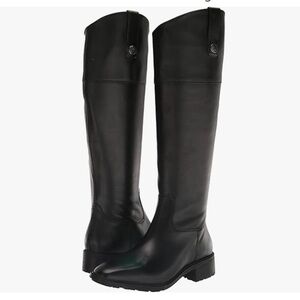 Drina boot is Super tall but with a small heel